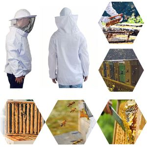 1 Pc Brand Bee Pak Unisex Kiel Bijenteelt Beschermende Jacket Veil Jurk Pak Met Pull Hoed Kiel apparatuur