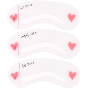 3/6Pcs Herbruikbare Wenkbrauw Stencils Diy Beauty Grooming Wenkbrauw Sjabloon Card Makeup Extra Accessoires Brow Diy Gereedschap