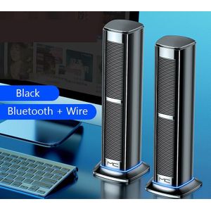 Wired Bluetooth-Compatibel Speaker Voor Computer Subwoof Draagbare Mini Smart Wireless Speaker Soundbar Krachtige Bass Home Theater