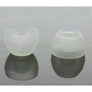 Sml 3 Maten Vervanging Oortelefoon Siliconen Caps In-Ear Oordopjes Rubber Heads Case Wit Zwart Transparante Kom-Vormige Oordopjes