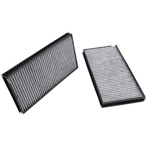 Voor Bmw 5 Serie E60 1 Paar Carbon Fiber Cabine Luchtfilter Auto Airconditioning Rooster