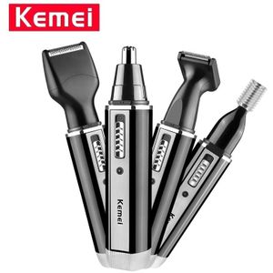 Kemei KM-6630 4 in 1 Neus Haar Baard Wenkbrauw Oplaadbare Elektrische Trimmer Voor Mannen Elektrische Neus Trimmer Oor Scheerapparaat Haar cliper