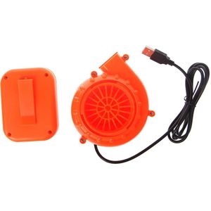 Elektrische Mini Fan Air Blower Voor Opblaasbare Speelgoed Kostuum Pop Batterij Aangedreven Usb