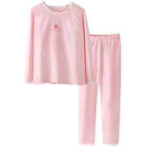 Kinderen Casual Pyjama Kleding Set Meisjes Leuke Nachtkleding Pak Sets Kinderen Lange Mouwen + Broek 2 Stuk Katoen pyjama Sets