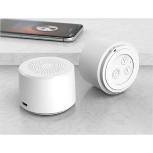 Ronde Draagbare Mini Draadloze Bluetooth Speaker Subwoofer Smart Voice Control Portable Bluetooth Speaker 5.0
