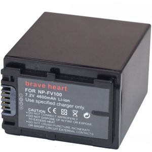 5 Stks/partij 4600Mah Bateria NPFV100 NP-FV100 Np FV100 Batterij Batterijen Voor Sony NP-FV30 NP-FV50 NP-FV70 SX83E SX63E