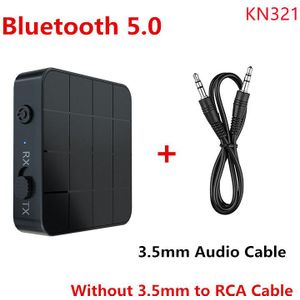Bluetooth 5.0 Audio-ontvanger Zender 3.5Mm Aux Jack Rca Usb Dongle Stereo Draadloze Adapter Met Microfoon Voor Auto Tv pc Hoofdtelefoon