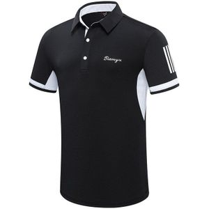 Heren Ademend Golf T-shirt Zomer Sneldrogende Sport Golf Tops Man Korte Mouw Knop Kraag Casual Shirts Kleding D1013