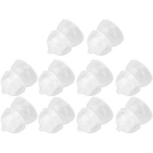 Vervanging Oordopjes Dubbele Laag Siliconen Oordopjes Antistatische Voor Oortelefoon Accessoires