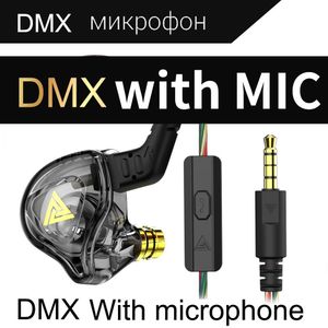 Originele Qkz AK6 Dmx Oortelefoon Hifi In-Ear Dynamische Wired Hoofdtelefoon Subwoofer Oordopjes Sport Noise Cancelling Monitoring Headset