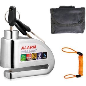 Fiets Alarm Lock Motorfiets Schijfrem Slot 110db Luid Security Waterdichte Fietsslot