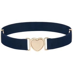 Kids Verstelbare Elastische Stretch Riemen Broeksbanden Met Magnetische Hart Gesp Voor Peuter Meisjes Schooluniform Broek Jeans