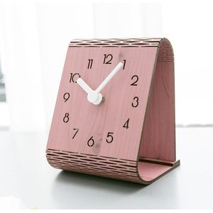 Wooden Table Clock Modern Bedroom Decoration Desk Clocks for Student Office Desktop Watch Home Decor