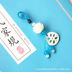 Shaw Oorlog Wang Yibo Petitie Order Gerelateerde Producten Lotus Wortel Hanger Celebrity Stijl Lotus Wu Hanger Hanger Jade Hanger Auto