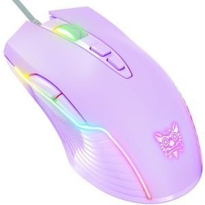 Onikuma CW905 Bedrade Muis 6400 Dpi Usb Gaming Muis 7-Knop Breathing Led Kleur Voor Desktop En Laptop gamers
