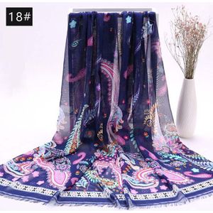 Bloemenprint Chiffon Gaas Elegante Jurk Stof Tecido Voor Hemdje Jurk Bekleding Shirt Gordijn Voor Naaien Pop