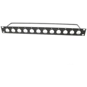Patch Panel Met Binddraad Stents Voor 11 X Xlr Of Speakon 1UK/12 19&quot;
