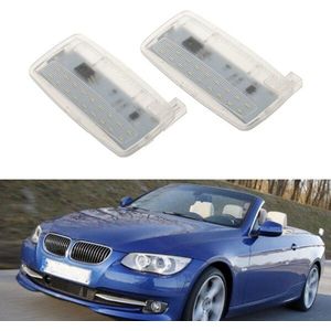 2Pcs Led Spiegel Licht Zonneklep Lamp Voor-Bmw E93 E93 Lci E88 Rolls-Royce RR2 Drophead RR3