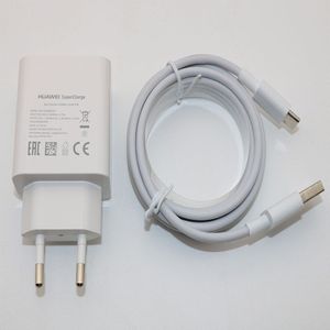 Originele HUAWEI Supercharge Super Opladen Muur Lader Snel Opladen Adapter voor P20 P10/Pro/MATE 9 10 20 pro Honor10 V10 Note 10