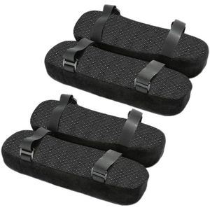 Schuim Armsteun Kussen Voor Stoel Kussen Kantoor Rolstoel Armsteun Met Cover Seat Belt (Set Van 4)