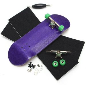 Houten Vinger Skateboards Professionele Vinger Skate Board Hout Basic Toets Met Lagers Wiel Foam Schroevendraaier