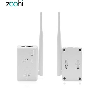 Zoohi Universele Ipc Router / Repeater Extend Wifi Bereik Voor Home Security Camera System Draadloze (1 Pcs)