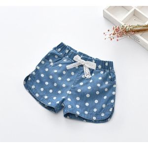 Meisjes Denim Shorts Zomer Baby Peuter Meisjes Strand Korte Broek Kids Jeans Broek Dot Meisjes Kleding Kinderen Jean Bodems