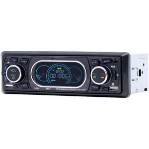 Dual LCD Auto Bluetooth MP3 WMA Speler Stereo AUX Audio FM Radio USB Lading Poort