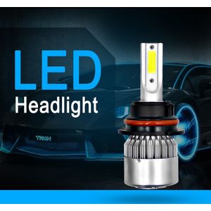 C9 LED koplamp 72 W/Pair 36 W/Bulb 2 Stks/partij 9-36 V 9007/HB5 6000 K Waterdicht: IP68.7600LM/Paar 3800LM/Bulb
