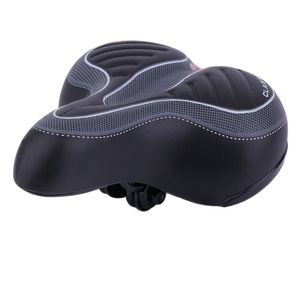 Comfortabele Brede Grote Bum Fiets Gel Cruiser Extra Sportief Soft Pad Saddle Seat Geschikt Voor Elk Type Fiets