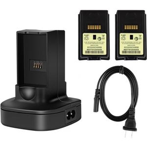 1 Pc Dual Charger Charging Dock Station Met Oplaadbare Batterij Us/Eu Plug Netsnoer Voor Xbox 360 Game controller Accessoires