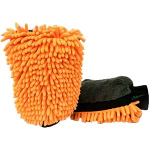 Waterdicht Wasstraat Microfiber Chenille Handschoenen Dikke Auto Mitt Cleaning Wax Detaillering Borstel Auto Care Dubbele Geconfronteerd Handschoen