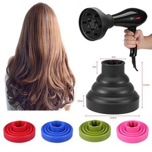 Draagbare Reizen Mode Haardroger Diffuser Cover Opvouwbare Föhn Kap Blower Kapsalon Curly Styling Haarverzorging