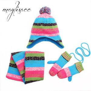 2 stuks gebreide muts wintermuts sjaal set warme zachte muts lus sjaal