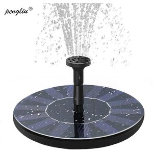Mini Ronde Solar Suspension Drijvende Fontein Voor Tuindecoratie Solar Fontein Zwembad Vijver Decor Eenvoudig Te Installeren