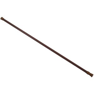 Uitschuifbare Telescopische Lente Geladen Netto Voile Spanning Gordijn Rail Pole Staven, 70-120Cm, Hout Kleur