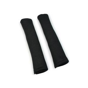 2 stks Zwarte Auto Auto Veiligheid Seat Belt Schoudervullingen Bedek Kussen Harness Comfortabele Pad Ondersteuning Protector