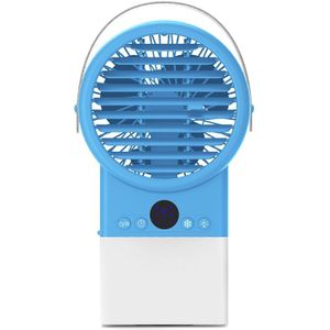Mini Desktop Airconditioning Ventilator Ventilator Kleine Air Cooling Fan Draagbare Led Licht Water Koelventilator Hvac-systemen Onderdelen tb