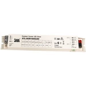 3AAA HYL-060R1400G280 Constant Current LED Driver for Tri-proof Light Grille Lights Frame Lamp Linear Lamps