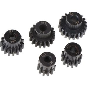 M1 5Mm 11T 13T 15T 17T 19T Pinion Motor Gear Combo Kit Voor 1/8 rc Auto Motor