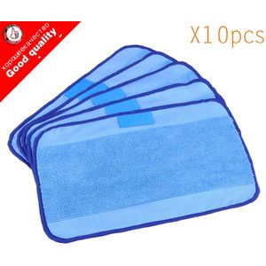 10 STUKS Microfiber Pro-Schoon Dweilen Doeken voor Braava Vloer Dweilen Robot irobot Braava Minit 4200 5200 5200C 380 380 t