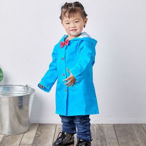Kinderen Regenjas Jongens Regenkleding Mode Meisjes Regen Poncho Kids Leuke Vlinderdas