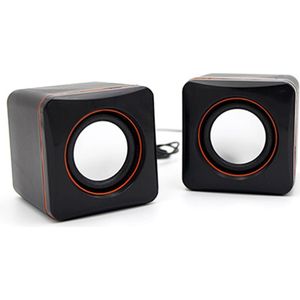 Usb Wired Mini Speaker Tablet Kolom Desktop Laptop Telefoon 3.5 Mm Jack Draagbare Computer Stereo Muziek MP3 MP4 Speler