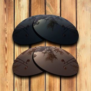 100% Precies Gesneden Gepolariseerde Vervanging Lenzen Voor Romeo 1 Zonnebril Effen Zwarte Kleur-Keuzes