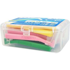 20 Stks/doos L Vorm Push-Pull Interdentale Borstel Oral Care Tanden Bleken Dental Tooth Pick Tand Orthodontische Tandenstoker Tandenborstel