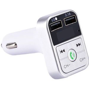 Lcd Handsfree Carkit Draadloze Bluetooth 5.0 Fm-zender MP3 Speler Dual Usb Charger Auto Accessoires Fm Modulator
