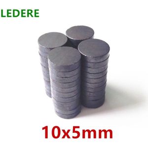 10-500 Stk/partij Schijf Ferriet Magneet 10X5 Mm Magneet Koelkast Ferrietmagneet Ring Ferriet Magneet Voor Luidsprekers magneet Zwart 10*5 Mm Mini