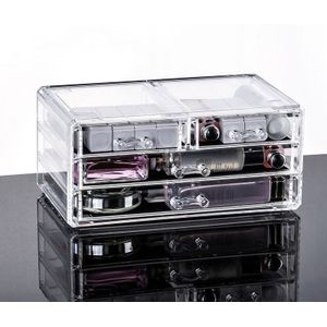 Combineerbare Transparante Make-Up Organizer Opbergdoos Acryl Make Up Organizer Cosmetische Organizer Make Storage Lades Organiseren