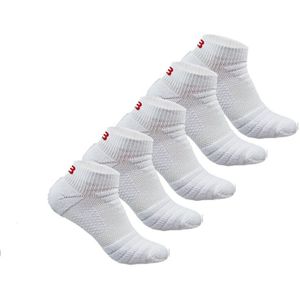 5 Pairs Mannen Korte Sokken Cadeaus Voor Mens 100 Katoen Dikke No Show Ademend Demping Handdoek Bodem Sport Running Casual sok