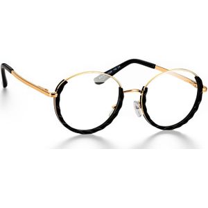 51012 Ronde Cat Eye Half-Frame Plastic Titanium Brilmonturen Ultralight Mannen Vrouwen Optische Mode Computer Bril